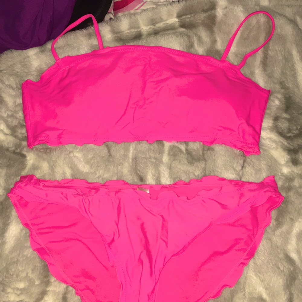 Pink bikini